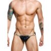 MOB - DNGEON JOCKSTRAP NERO A PRESSIONE TAGLIA UNICA