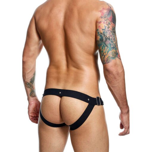 MOB - DNGEON JOCKSTRAP NERO A PRESSIONE TAGLIA UNICA - immagine 5