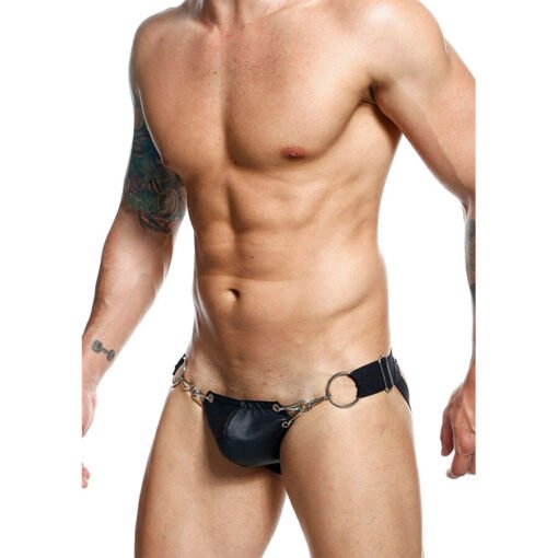 MOB - DNGEON JOCKSTRAP NERO A PRESSIONE TAGLIA UNICA - immagine 2