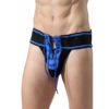MOB - FETISH JOCKSTRAP FOOTBALL BLU TAGLIA M