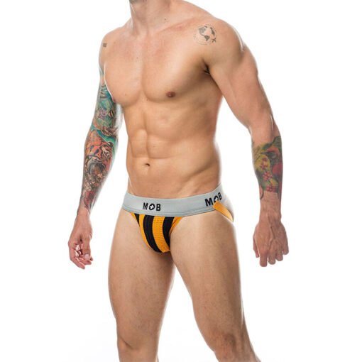 MOB - CLASSIC JOCK STRIPE ARANCIONE TAGLIA L - immagine 2
