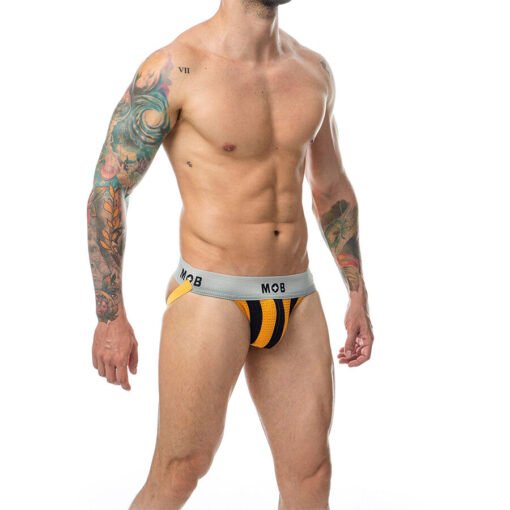 MOB - CLASSIC JOCK STRIPE ARANCIONE TAGLIA L - immagine 3