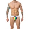 MOB - CLASSIC JOCK STRIPE RAINBOW TAGLIA L