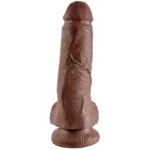 KING COCK - 8" PENE REALÍSTICO MARRÓN 20.3 CM - immagine 2