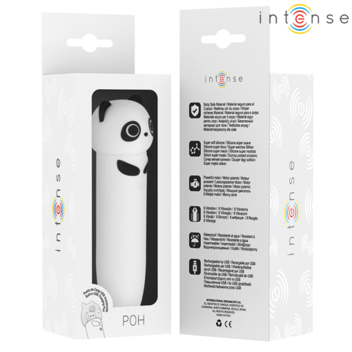 INTENSE - POH PANDA VIBRANTE BULLET RICARICABILE USB 10 X 2,2 CM - immagine 7