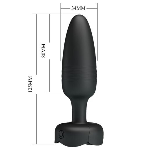 PRETTY LOVE - TARION PLUG ANALE CON LUCE LED NERO 12,5 CM - immagine 6