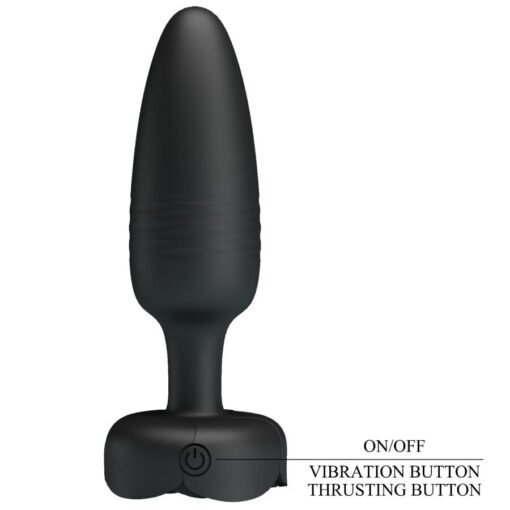 PRETTY LOVE - TARION PLUG ANALE CON LUCE LED NERO 12,5 CM - immagine 7