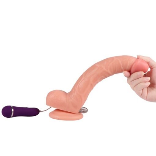 SHEQU - DILDO VIBRANTE OPTIMUS CON TELECOMANDO 28 CM - immagine 5