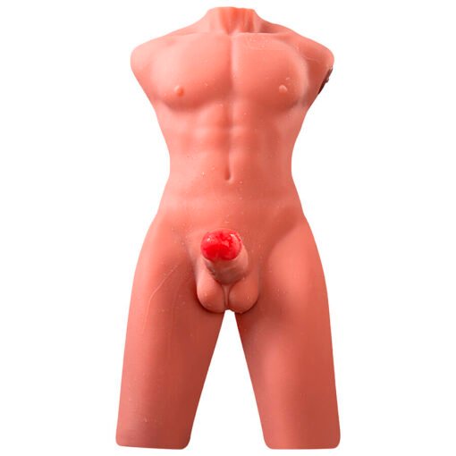 XISE - JASON MEZZO CORPO TORSO MASCHILE REALISTICO CON SPINTA E VIBRAZIONE 55 CM - immagine 4