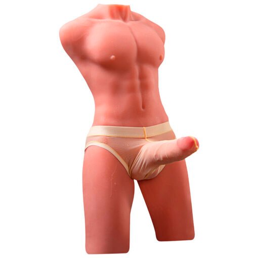 XISE - JASON MEZZO CORPO TORSO MASCHILE REALISTICO CON SPINTA E VIBRAZIONE 55 CM - immagine 8