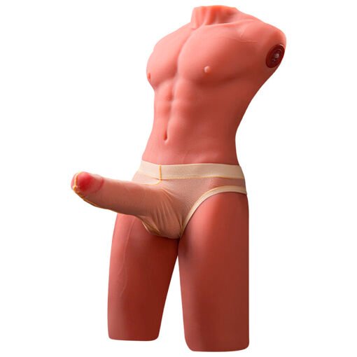 XISE - JASON MEZZO CORPO TORSO MASCHILE REALISTICO CON SPINTA E VIBRAZIONE 55 CM - immagine 3