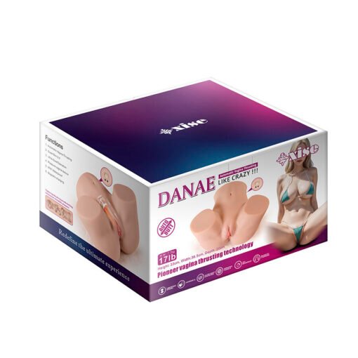 XISE - DANAE THRUSTING REALISTICO MASTURBATORE VAGINA CON VIBRAZIONE MULTI-POSIZIONE - immagine 15