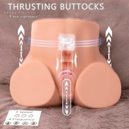 XISE - ETHEL THRUSTING MASTURBATORE VAGINA REALISTICO CON VIBRAZIONE MULTIPOSIZIONE - immagine 18