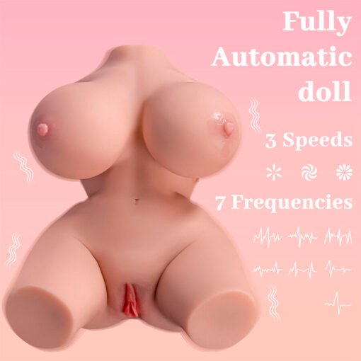 XISE - FRIEDA TORSO FEMMINILE REALISTICO CON VIBRAZIONE 36 CM - immagine 10