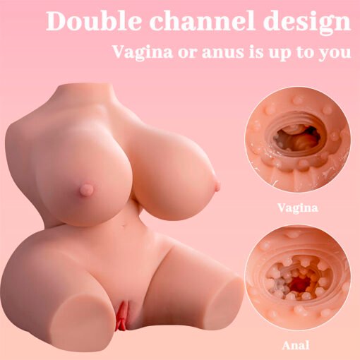 XISE - FRIEDA TORSO FEMMINILE REALISTICO CON VIBRAZIONE 36 CM - immagine 12