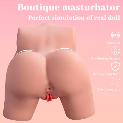 XISE - FRIEDA TORSO FEMMINILE REALISTICO CON VIBRAZIONE 36 CM - immagine 13