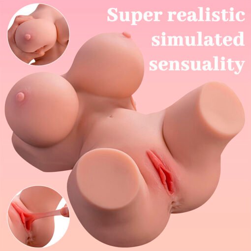 XISE - FRIEDA TORSO FEMMINILE REALISTICO CON VIBRAZIONE 36 CM - immagine 15