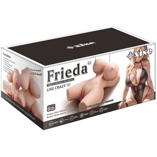 XISE - FRIEDA TORSO FEMMINILE REALISTICO CON VIBRAZIONE 36 CM - immagine 17