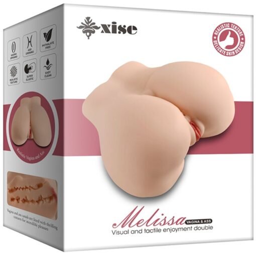 XISE - MELISSA MASTURBATORE REALISTICO MULTI-POSIZIONE PER VAGINA E ANO - immagine 5