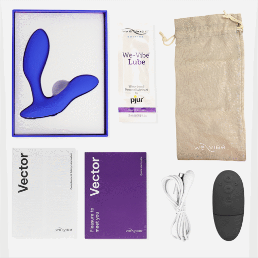 WE-VIBE - MASSAGGIATORE PROSTATICO VECTOR+ BLU - immagine 6