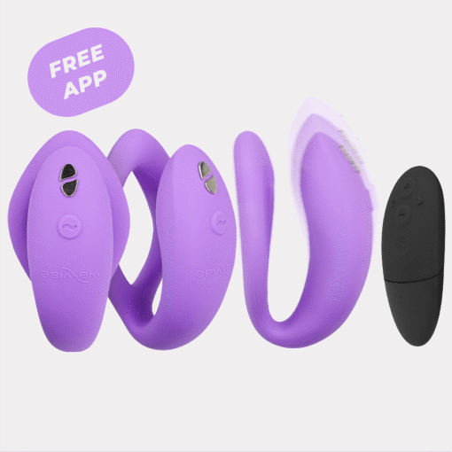 WE-VIBE - SYNC O VIBRATORE FLESSIBILE TELECOMANDO VIOLA - immagine 2