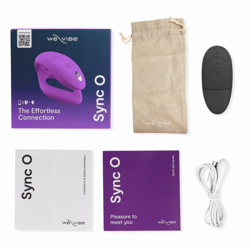 WE-VIBE - SYNC O VIBRATORE FLESSIBILE TELECOMANDO VIOLA - immagine 6