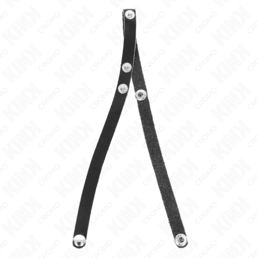 KINK - ANELLO PER PENE IN PELLE CON CHIUSURA A PRESSIONE 39 X 1 CM - immagine 4