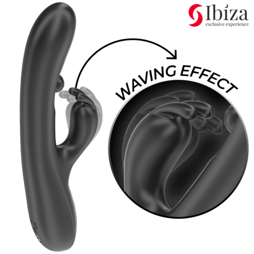 IBIZA - POTENTE VIBRATORE RABBIT CON PERLA ROTANTE MASSAGGIANTE - immagine 5