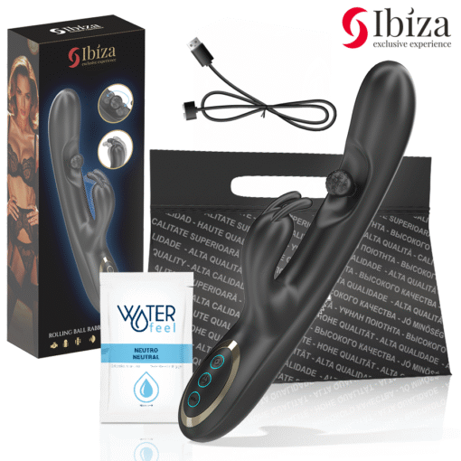 IBIZA - POTENTE VIBRATORE RABBIT CON PERLA ROTANTE MASSAGGIANTE - immagine 2