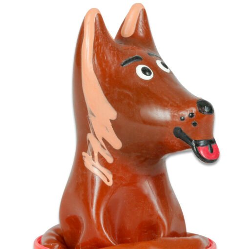 CONDOMERIE - PRESERVATIVI NOVITÀ DIPINTI A MANO CANE - immagine 2