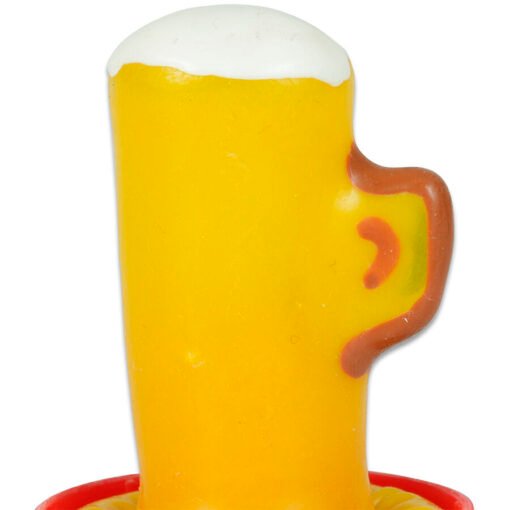 CONDOMERIE - PRESERVATIVI NOVITÀ DIPINTI A MANO BICCHIERE DI BIRRA - immagine 3