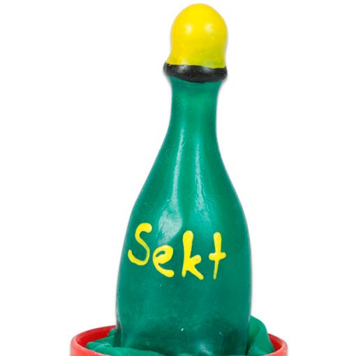 CONDOMERIE - PRESERVATIVI NOVITÀ DIPINTI A MANO CHAMPAGNE