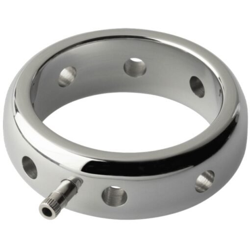 ELECTRASTIM - ANELLO PER PENE ELETTROMAGNETICO IN METALLO PRESTIGE 38 MM - immagine 2