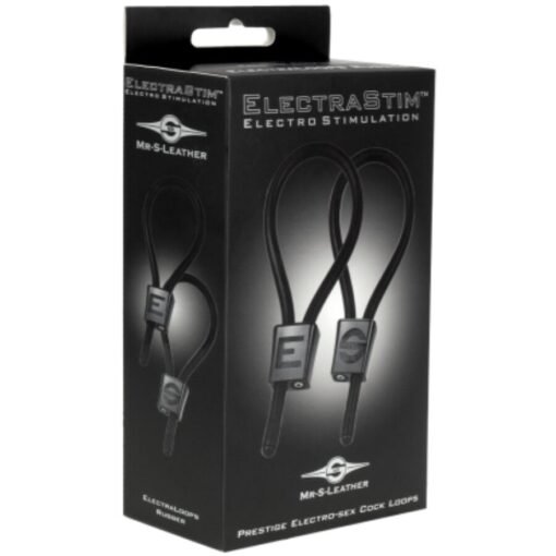 ELECTRASTIM - PRESTIGE ELECTRA LOOPS ANELLI PER IL PENE REGOLABILI NERI - immagine 3