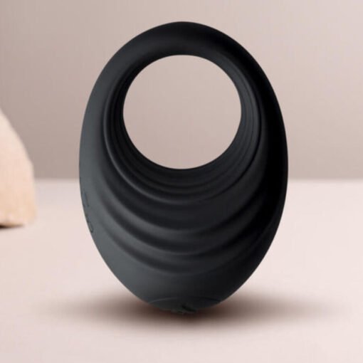 ROCKS-OFF - ANELLO VIBRANTE PER PENE SPIRE NERO - immagine 2