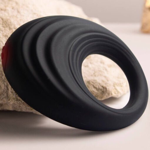 ROCKS-OFF - ANELLO VIBRANTE PER PENE SPIRE NERO - immagine 4