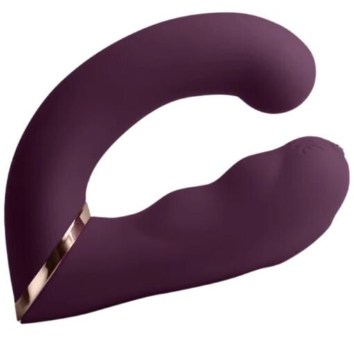 ROCKS-OFF - GEMINI DOPPIO VIBRATORE STIMOLATORE DEL CLITORIDE PUNTO G VIOLA - immagine 2