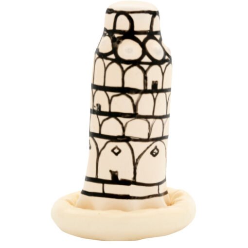 CONDOMERIE - PRESERVATIVI NOVITÀ DIPINTI A MANO TORRE DI PISA - immagine 5