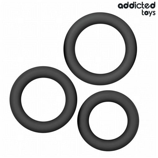 ADDICTED TOYS - SET DI ANELLI IN SILICONE MODELLO 1 - immagine 5