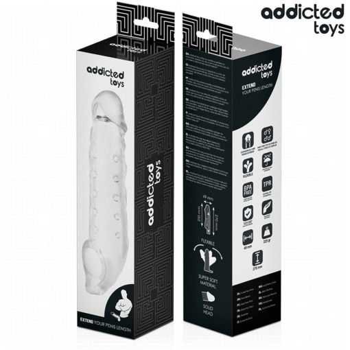 ADDICTED TOYS - ESTENSIONE PENE TRASPARENTE TAGLIA S 23 CM - immagine 7