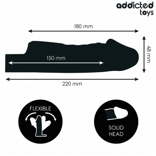 ADDICTED TOYS - ESTENSIONE PENE TRASPARENTE 27 CM - immagine 4