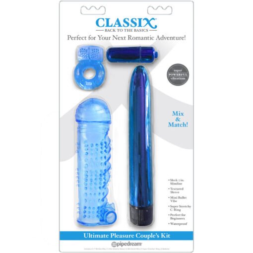 CLASSIX - KIT PER COPPIE PER IL PIACERE ULTIMO AZZURRO - immagine 2