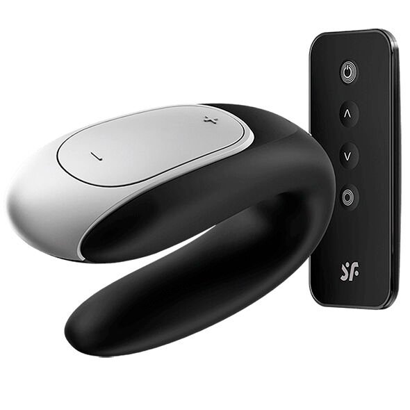 SATISFYER - VIBRATORE DOUBLE FUN PARTNER NERO - immagine 2