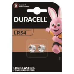 DURACELL - BATTERIA A BOTTONE ALCALINA LR54 LR1130 AG10 1,5V 2 UNIT