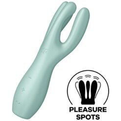 Alternative view of SATISFYER - VIBRATORE THREESOME 3 MENTA