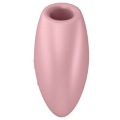 SATISFYER - CUTIE HEART STIMOLATORE E VIBRATORE AIR PULSE ROSA - immagine 3
