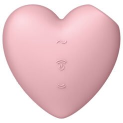 Alternative view of SATISFYER - CUTIE HEART STIMOLATORE E VIBRATORE AIR PULSE ROSA