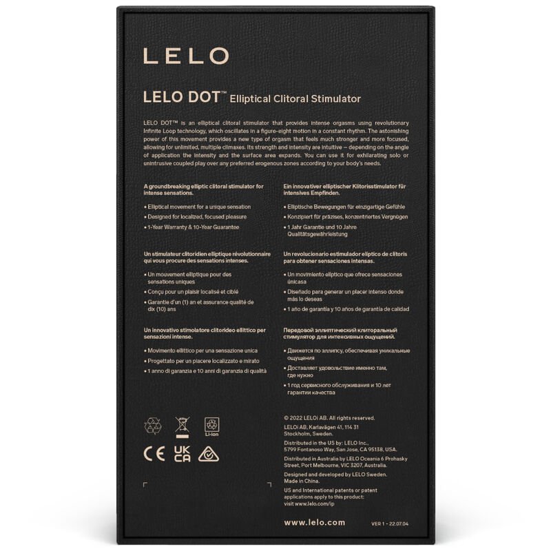 LELO - STIMOLATORE CLITORIDE DOT - LILLA - immagine 3