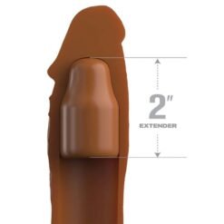 Alternative view of FANTASY X- TENSIONS - PIPEDREAMS MANICOTTO 20,32 CM + 5,00 CM POLLICE TAPPO CARAMELLO