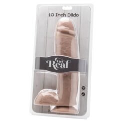 Alternative view of GET REAL - DILDO 25,5 CM CON PALLE DI PELLE